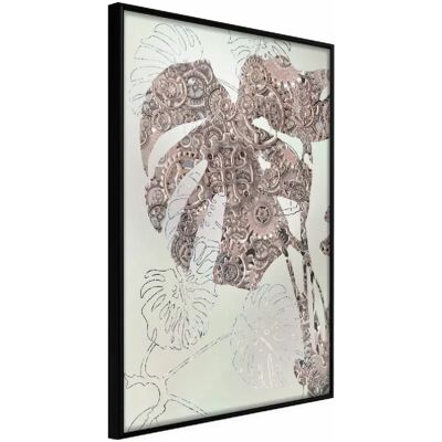 Paris Prix Affiche Murale Encadrée Ornamented Monstera 20 x 30 cm Noir - Publicité Paris Prix Affiche Murale Encadrée Ornamented Monstera 20 x 30 cm Noir - Publicité