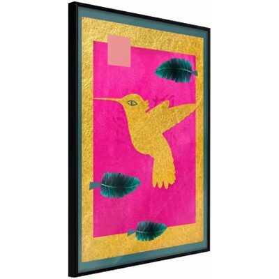 Paris Prix Affiche Murale Encadrée Native American Hummingbird 20 x 30 cm - Noir - Publicité Paris Prix Affiche Murale Encadrée Native American Hummingbird 20 x 30 cm - Noir - Publicité