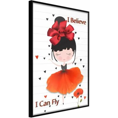 Paris Prix Affiche Encadrée Poppy Dancer - 20x30 cm - Multicolore - Publicité Paris Prix Affiche Encadrée Poppy Dancer - 20x30 cm - Multicolore - Publicité