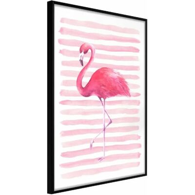 Artgeist Pink Madness Affiche Encadrée - 20x30 Cadre Noir - Publicité Artgeist Pink Madness Affiche Encadrée - 20x30 Cadre Noir - Publicité