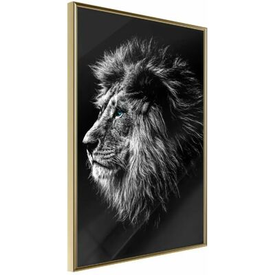 Affiche Artgeist Old King - 40x60 - Or Jaune - Publicité Affiche Artgeist Old King - 40x60 - Or Jaune - Publicité