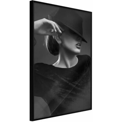 Paris Prix Affiche Encadrée Coquette 30x45 cm Noir - Publicité Paris Prix Affiche Encadrée Coquette 30x45 cm Noir - Publicité