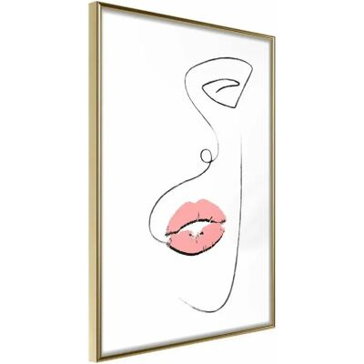 Affiche Artgeist Tentation - 20x30 Cadre doré - Affiche d'art - Publicité Affiche Artgeist Tentation - 20x30 Cadre doré - Affiche d'art - Publicité