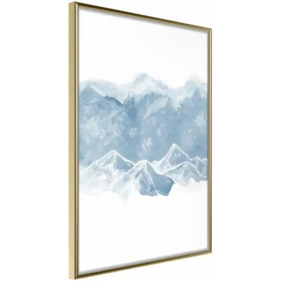 Affiche Winter Wonderland d'Artgeist - 20x30 - Cadre Or - Impression Artistique - Publicité Affiche Winter Wonderland d'Artgeist - 20x30 - Cadre Or - Impression Artistique - Publicité