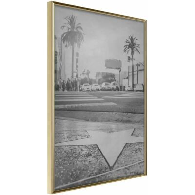 Poster Encadré Artgeist Walk Of Fame - 30x45 Jaune - Publicité Poster Encadré Artgeist Walk Of Fame - 30x45 Jaune - Publicité