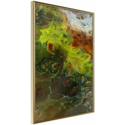 Paris Prix Affiche Murale Encadrée Turbulent Green - 20 x 30 cm - Publicité Paris Prix Affiche Murale Encadrée Turbulent Green - 20 x 30 cm - Publicité