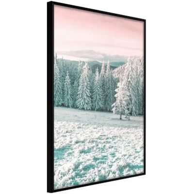 Paris Prix Affiche Encadrée Frosty Landscape - 30x45 cm - Multicolore - Publicité Paris Prix Affiche Encadrée Frosty Landscape - 30x45 cm - Multicolore - Publicité