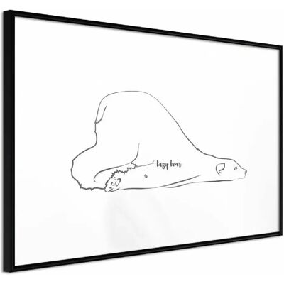 Artgeist Art mural Ours Polaire - Affiche Moderne Minimaliste - 60x40 cm - Publicité Artgeist Art mural Ours Polaire - Affiche Moderne Minimaliste - 60x40 cm - Publicité