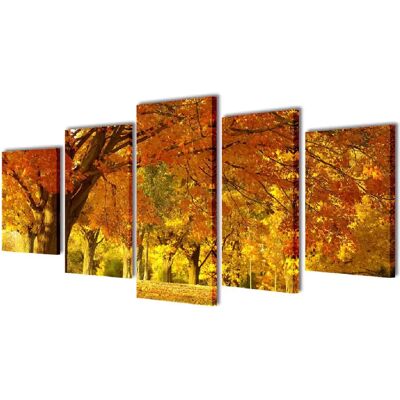 vidaXL Art mural Érable 200x100cm - Ensemble Décoratif - Publicité vidaXL Art mural Érable 200x100cm - Ensemble Décoratif - Publicité