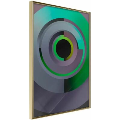 Artgeist Green Record - Affiche - Résistante aux UV - 30x45cm - Art mural - Publicité Artgeist Green Record - Affiche - Résistante aux UV - 30x45cm - Art mural - Publicité