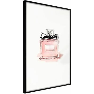 Artgeist Pink Scent - Affiche encadrée - 40x60 - Cadre noir - Publicité Artgeist Pink Scent - Affiche encadrée - 40x60 - Cadre noir - Publicité