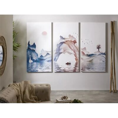 Alexandra house living Toile paysage abstrait - 70x70 cm - Publicité Alexandra house living Toile paysage abstrait - 70x70 cm - Publicité