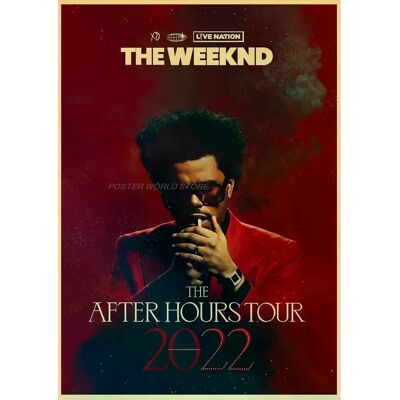 General Affiche et impression vintage en papier kraft de The Weeknd, alternative abstraite et amusante, art mural moderne pour café-bar~000998 - Publicité General Affiche et impression vintage en papier kraft de The Weeknd, alternative abstraite et amusante, art mural moderne pour café-bar~000998 - Publicité