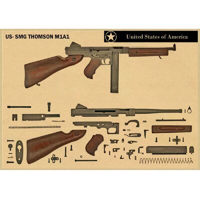 General Affiches d'armes célèbres dans le monde entier / Pour les fans militaires Affiche classique vintage Bar Café Salon Salle à manger Décoration murale Photos~1725 - Publicité General Affiches d'armes célèbres dans le monde entier / Pour les fans militaires Affiche classique vintage Bar Café Salon Salle à manger Décoration murale Photos~1725 - Publicité