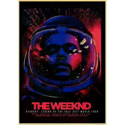 General Affiche et impression vintage en papier kraft de The Weeknd, alternative abstraite et amusante, art mural moderne pour café-bar~0010 - Publicité General Affiche et impression vintage en papier kraft de The Weeknd, alternative abstraite et amusante, art mural moderne pour café-bar~0010 - Publicité