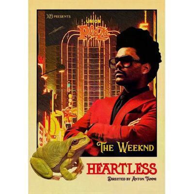 General Affiche et impression vintage en papier kraft de The Weeknd, alternative abstraite et amusante, art mural moderne pour café-bar~0004 - Publicité General Affiche et impression vintage en papier kraft de The Weeknd, alternative abstraite et amusante, art mural moderne pour café-bar~0004 - Publicité
