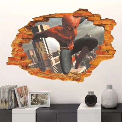 General Autocollant mural Spiderman Avengers pour chambre d'enfant, papier peint pour chambre d'enfant, affiche 3D en vinyle autocollant, décoration intérieure~00314 - Publicité General Autocollant mural Spiderman Avengers pour chambre d'enfant, papier peint pour chambre d'enfant, affiche 3D en vinyle autocollant, décoration intérieure~00314 - Publicité