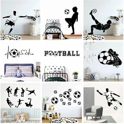 General Autocollant mural FC Autocollants de football pour la décoration de la chambre des enfants Autocollants en vinyle Affiche Décoration de chambre de garçons Papier peint mural~01760 - Publicité General Autocollant mural FC Autocollants de football pour la décoration de la chambre des enfants Autocollants en vinyle Affiche Décoration de chambre de garçons Papier peint mural~01760 - Publicité