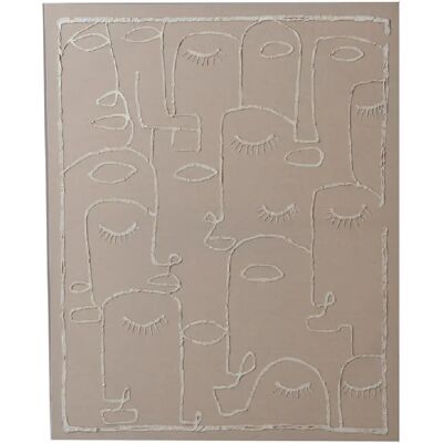 Amadeus Toile multi visages 80x100 cm - Publicité Amadeus Toile multi visages 80x100 cm - Publicité