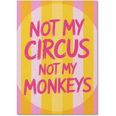 Tulup Affiche Murale - Ce N'est Pas Mon Cirque. - 59,5x84 cm (A1) - Publicité Tulup Affiche Murale - Ce N'est Pas Mon Cirque. - 59,5x84 cm (A1) - Publicité