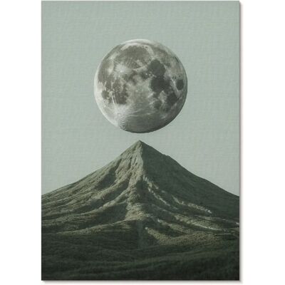 Tulup Affiche Murale - La Lune Et La Montagne - 59,5x84 cm (A1) - Publicité Tulup Affiche Murale - La Lune Et La Montagne - 59,5x84 cm (A1) - Publicité