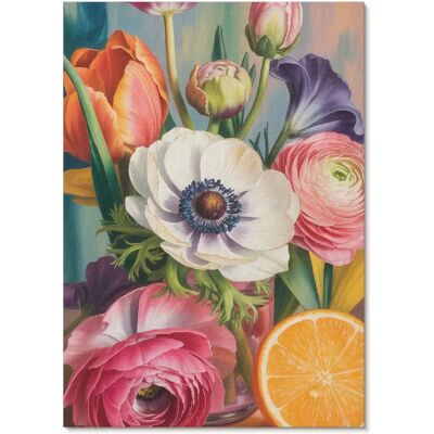 Tulup Affiche Murale - Fleurs Colorées - 59,5x84 cm (A1) - Publicité Tulup Affiche Murale - Fleurs Colorées - 59,5x84 cm (A1) - Publicité