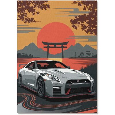 Tulup Affiche Murale - Voiture Japon - 59,5x84 cm (A1) - Publicité Tulup Affiche Murale - Voiture Japon - 59,5x84 cm (A1) - Publicité