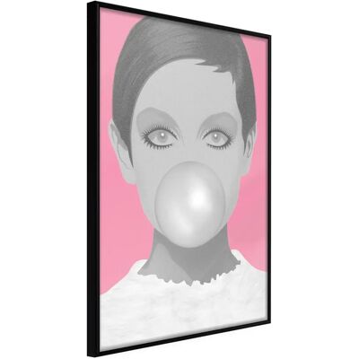Paris Prix Affiche Murale Encadrée Twiggy 30 x 42 cm Noir - Publicité Paris Prix Affiche Murale Encadrée Twiggy 30 x 42 cm Noir - Publicité
