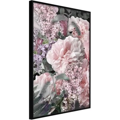 Paris Prix Affiche Murale Encadrée Floral Life 30 x 42 cm Noir - Publicité Paris Prix Affiche Murale Encadrée Floral Life 30 x 42 cm Noir - Publicité