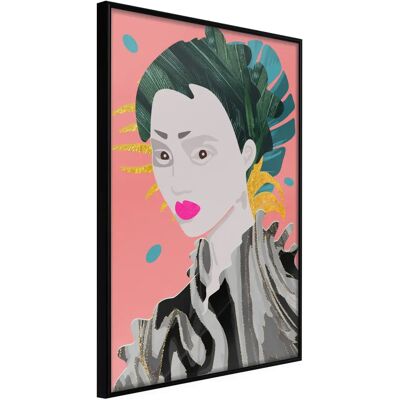 Poster Geisha d'Artgeist - 20x30 - Cadre Noir - Publicité Poster Geisha d'Artgeist - 20x30 - Cadre Noir - Publicité