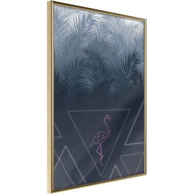 Paris Prix Affiche Murale Encadrée Geometric Jungle 40 x 60 cm Or - Publicité Paris Prix Affiche Murale Encadrée Geometric Jungle 40 x 60 cm Or - Publicité