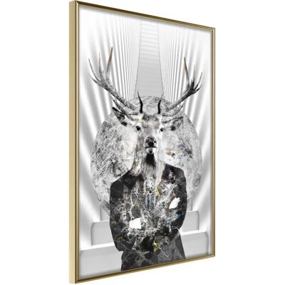 Affiche Herd Leader - 40x60 - Cadre Doré - Publicité Affiche Herd Leader - 40x60 - Cadre Doré - Publicité
