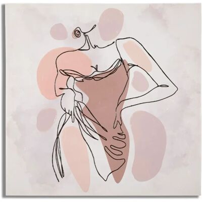 Mauro Ferretti Impression sur toile représentant une femme multicolore, 80 x 2,8 x 80 cm - Publicité Mauro Ferretti Impression sur toile représentant une femme multicolore, 80 x 2,8 x 80 cm - Publicité