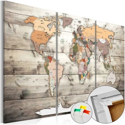 Artgeist History of Travel Cork Map - Format mural - Publicité Artgeist History of Travel Cork Map - Format mural - Publicité