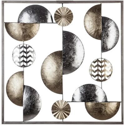 Atmosphera Gold & Silver Déco Murale 50x50 cm - Publicité Atmosphera Gold & Silver Déco Murale 50x50 cm - Publicité