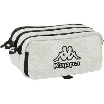 Kappa Trousse Fourre-Tout Triple - Gris - Publicité Kappa Trousse Fourre-Tout Triple - Gris - Publicité