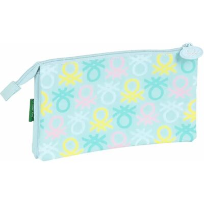 Benetton Trousse Triple Fantasy - Bleu Ciel - Publicité Benetton Trousse Triple Fantasy - Bleu Ciel - Publicité