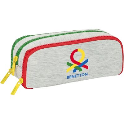 Benetton Pop Gris Trousse Triple - Publicité Benetton Pop Gris Trousse Triple - Publicité
