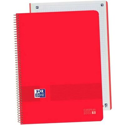 Cahier Oxford Live&Go - Rouge - Publicité Cahier Oxford Live&Go - Rouge - Publicité