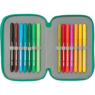 Etui triple Aquamarine Real Betis Balompié - Étui à crayons - Publicité Etui triple Aquamarine Real Betis Balompié - Étui à crayons - Publicité