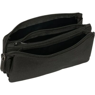 Fourre-tout Kappa Negro Noir 22 x 12 x 3 cm - Publicité Fourre-tout Kappa Negro Noir 22 x 12 x 3 cm - Publicité
