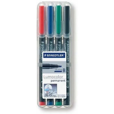 Staedtler 314 WP4 Feutres biseautés - Publicité Staedtler 314 WP4 Feutres biseautés - Publicité