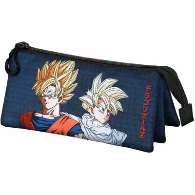 Dragon Ball Z Trousse Triple - Bleu foncé - Publicité Dragon Ball Z Trousse Triple - Bleu foncé - Publicité