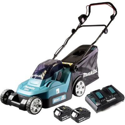 Makita - DLM 382 - 38 cm - 40 L - Tondeuse - Publicité Makita - DLM 382 - 38 cm - 40 L - Tondeuse - Publicité