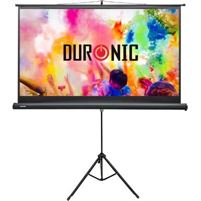 Duronic TPS75 16:9 Ecran de Projection TV et Home Cinema de 75 Pouces 190 cm 166 x 93 cm sur Trépied Système de Verrouillage Gain +1 idéal pour 3D 8K 4K 1080P - Publicité Duronic TPS75 16:9 Ecran de Projection TV et Home Cinema de 75 Pouces 190 cm 166 x 93 cm sur Trépied Système de Verrouillage Gain +1 idéal pour 3D 8K 4K 1080P - Publicité