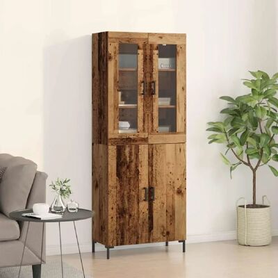 vidaXL Haut Armoire 2 pcs Bois ancien 69,5 x 34 x 180 cm - Publicité vidaXL Haut Armoire 2 pcs Bois ancien 69,5 x 34 x 180 cm - Publicité