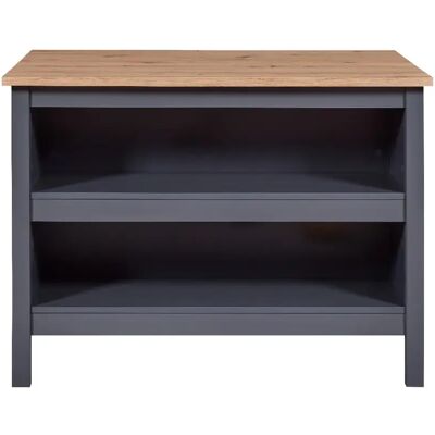 Pegane Meuble bas de cuisine - Anthracite - Publicité Pegane Meuble bas de cuisine - Anthracite - Publicité