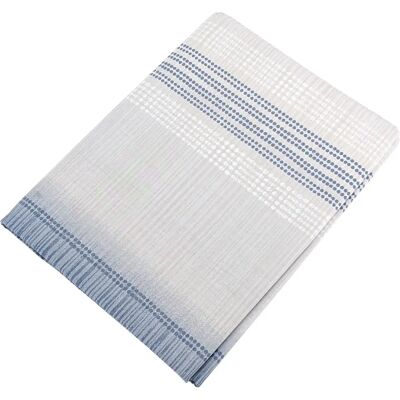 Linnea drap plat percale Esteban - Bleu - Publicité Linnea drap plat percale Esteban - Bleu - Publicité