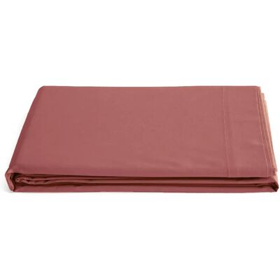 Linnea drap plat percale de coton Manoir - Rose - Publicité Linnea drap plat percale de coton Manoir - Rose - Publicité