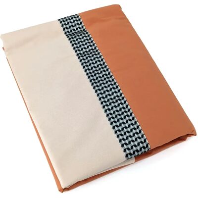 Linnea drap plat percale Macassar - Publicité Linnea drap plat percale Macassar - Publicité